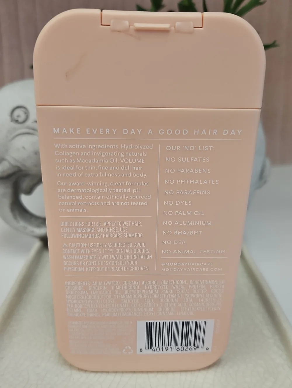 MONDAY SHAMPOO & CONDITONER SET 6.7 FL OZ